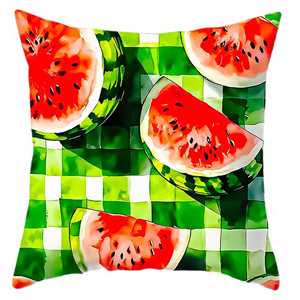 Nouvelle Housse de Coussin d'Été Imprimée Tournesol Pastèque Exclusive pour Coussin en Lin Salon Canapé - Product Image 4