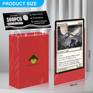 Groothandel Premium Matte Standaardformaat Kaarthoezen Perfecte Pasvorm Dekbeschermer Voor Mtg Tcg Yugioh-Gamekaarten - Product Image 3