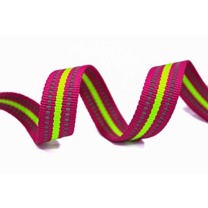 Nhà sản xuất tùy chỉnh Polyester Intercolor phản quang <span class=keywords><strong>Webbing</strong></span> Sản phẩm vật nuôi <span class=keywords><strong>Webbing</strong></span> cổ áo ngực trở lại vẽ - Product Image 4