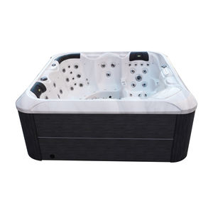 Bañera de hidromasaje acrílica blanca moderna para 5 personas, para el hogar, jardín, relajación, <span class=keywords><strong>Balboa</strong></span>, conveniente, independiente, cómodo, escurridor de mármol - Product Image 4
