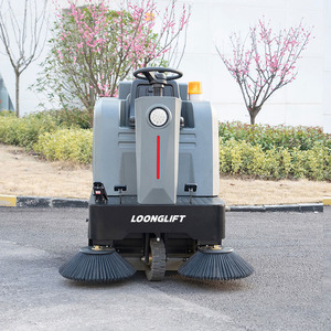 Everlift Ride on <b>Floor</b> Sweeper Machine 1250mm <b>Cleaning</b> Width 6800㎡ H High Efficiency for Warehouse Factory - Product Image 5
