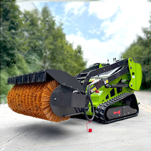 Mini-chargeuse compacte sur chenilles avec moteur essence Honda, pompe à engrenages, chargeuse frontale, capacité 500 kg, nouvelle, pour travaux de terrassement, fiable - Product Image 3