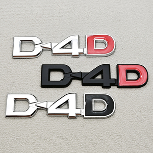 Emblema 3D in Metallo Cromato D4D, Lettere Badge Adesive per Auto <span class=keywords><strong>Toyota</strong></span> Camry Highlander Yaris Corolla <span class=keywords><strong>Avensis</strong></span> Hilux Accessori - Product Image 5