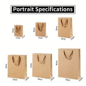Colorful White Pink <b>Red</b> Green Black Rectangular Multiple Sizes Kraft <b>Paper</b> Bag with Logo for Sale - Product Image 2
