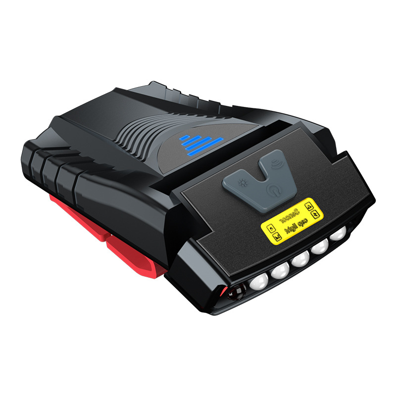 Водонепроницаемый светодиодный налобный фонарь IPX5 с cob матрицей, лампа с клипсой для головного убора, портативный светильник для режима «свободные руки», освещение для кемпинга и велоспорта