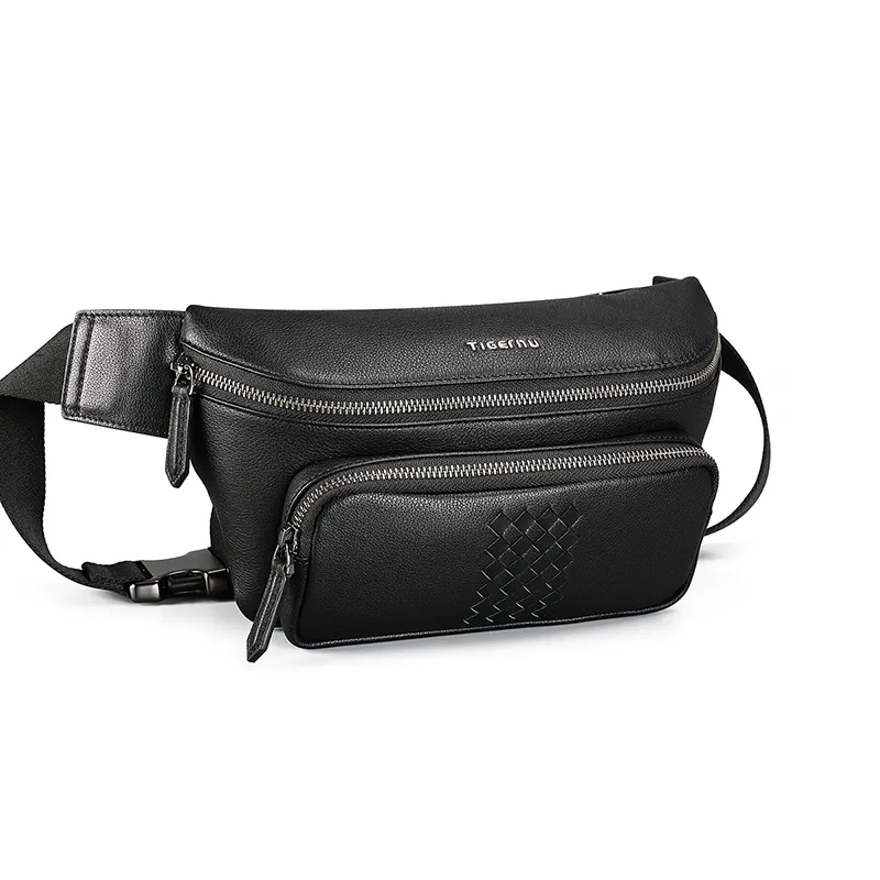 Tigernu TGN1004 cuir véritable vintage étanche pochette pour téléphone portable sac de taille ceinture de course sac de taille