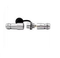 Connecteur métallique étanche IP67 Push Pull Aviation industrielle prise mâle femelle câble connecteur circulaire série WeiPu SF12