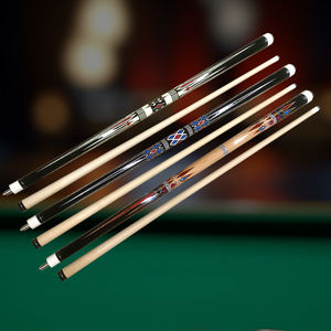 عرض خاص من المصنع ، 13 تلميح قيقب ، جديلة من الفولاذ المقاوم للصدأ ، سناكر وبلياردو مع وصلة واجهة ربط - Product Image 2