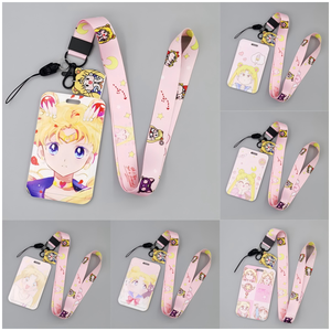 500 styles de porte-<span class=keywords><strong>cartes</strong></span> d'identité avec cordon, personnages de dessins animés d'anime, <span class=keywords><strong>DBZ</strong></span> Satoru Gojo, cordon pour carte de bus avec porte-badge personnalisé - Product Image 1