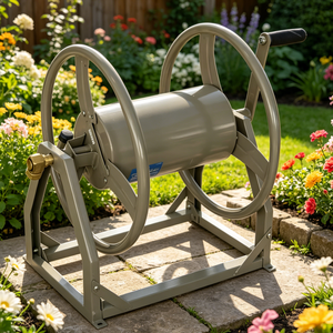 Enrouleur de tuyau <span class=keywords><strong>d</strong></span>'arrosage mural TC4702A robuste à enroulement automatique pour jardin extérieur et rangement mural - Product Image 4