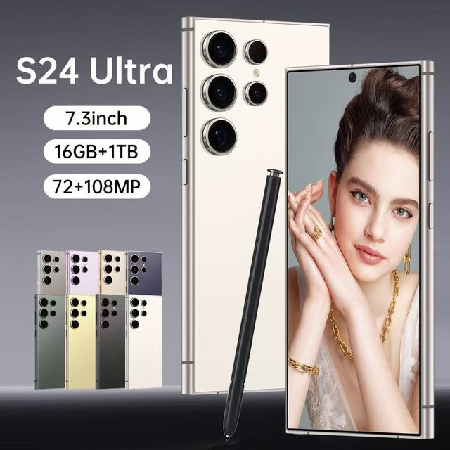 High Quality S24 Ultra Unlocked 4g 5g Cellphone 7.3 Inch S 24 Smartphone S24 S24 Ultra Smart Phone