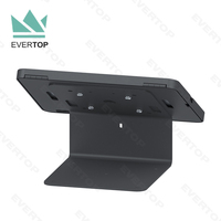 LST02-C En Métal Tablette POS Table Rotative Stand De Kiosque De Table Android/iPad Kiosque Tactile pour Restaurant À Commande Automatique Support DE POSITION
