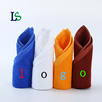 Serviettes pour le visage et le corps hautement absorbantes, serviettes de sport, de beauté, de spa, de soins capillaires à domicile, 100% coton, épaisses, blanches, grises, noires, serviettes de salon