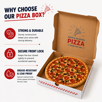 Emballages alimentaires écologiques en carton ondulé imprimés sur mesure, contenants pour restaurants, contenants pour la restauration rapide, boîtes à pizza