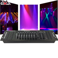 Équipement de scène professionnel Contrôleur DMX512 192 canaux avec télécommande pour 4 canaux de sortie de 6A chaque contrôle de la lumière de scène