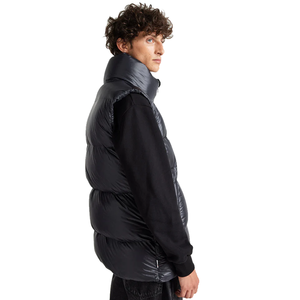 خدمة OEM الشتاء للرجال سترة خفيفة للغاية أسفل سترة جيليه الوقوف طوق لامعة قليلا أسفل معطف - Product Image 2