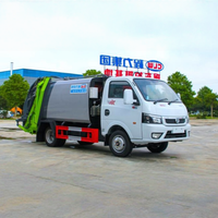 Camion compacteur à chargement latéral Chengli Dongfeng Tuyi 3,5 m³ 4x2 pour la collecte et le transport des déchets urbains