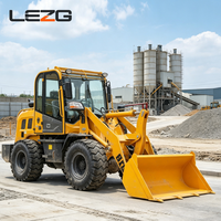 Chargeuse sur pneus diesel 4x4, chargeuse sur pneus hydraulique avec accessoires de travail personnalisés