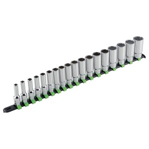 ชุดประแจบล็อก Fg 624l S18 18 ชิ้น ขนาดเมตริก ผลิตจากเหล็กโครเมียมวาเนเดียม สำหรับซ่อมแซมยานยนต์ - Product Image 1