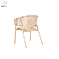 Nouveau design, style antique, meubles de salle à manger en rotin, chaise de salle à manger en bois