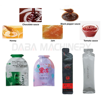 Machine d'emballage multifonctionnelle pour liquides et pâtes, petite machine verticale de remplissage et d'emballage pour gelée, jus, gel et miel