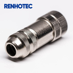 Conector M12 de 4 Pines, Codificado A <span class=keywords><strong>B</strong></span> D, Ensamblaje Metálico Hembra, Conector de Cable - Product Image 4