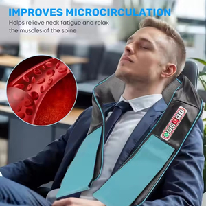 Pemijat leher & bahu penjualan terbaik 2025 dengan bantal panas menenangkan pemijat bokong pemijat otot pereda nyeri refleksologi - Product Image 4