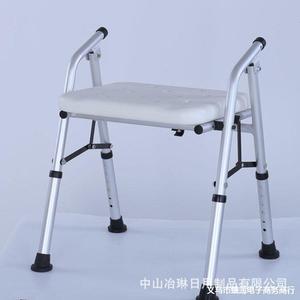 Factory Foldable Bath <b>Stool</b> 48Cm <b>Back</b> 40Cm Seat Aluminum Alloy Lightweight For Elderly Pregnant Women Children - Product Image 5