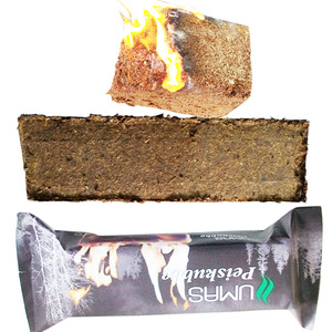 Bûches à brûler longue durée, flamme puissante, copeaux de bois cirés certifiés EN1860, 2 kg pour foyer - Product Image 5