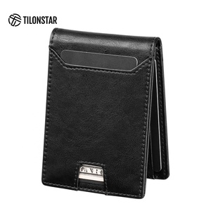 TILONSTAR TVW102 Custom Logo Cash Pocket Credit <b>Card</b> <b>Holder</b> Rfid Minimalist Bi-fold <b>Slim</b> Leather <b>Card</b> <b>Holders</b> - Product Image 1
