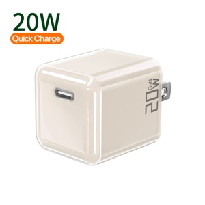 Hot người bán ban đầu FCC CE 20W 25W Mini đầy màu sắc xách tay <span class=keywords><strong>Cube</strong></span> tường sạc phổ điện thoại di động Adapter cho iPhones 16 Pro Max - Product Image 1