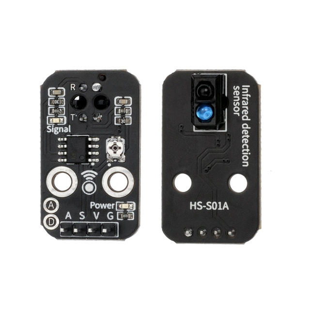 HS-S01A Infrared Detection Sensor Module 3.3V-5.5V 2.54mm Pin Set Tracking Obstacle Avoidance for & DIY Robot Kits