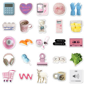 50Pcs Ins Korean Style Cute Thing Graffiti <strong>Stickers</strong> for Girl Phone Book Decor Vinyl Daily Life <strong>Preppy</strong> <strong>Sticker</strong> - Product Image 3