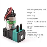 Bomba de Tinta SYPDA 3W 7W 24V, Bomba Pequeña MV-SD100E para Impresora de Solventes, Bomba de Tinta Sypda