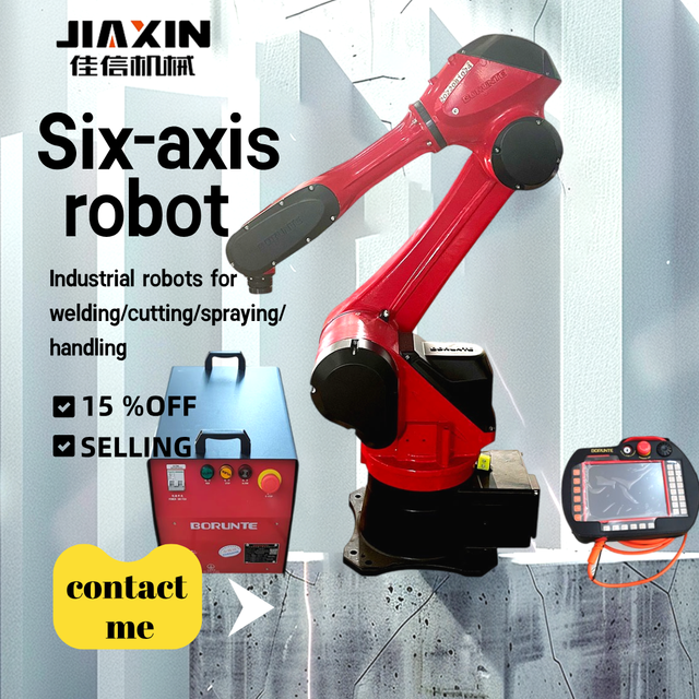 Six-axis Industrial Robot Modern Factory Automation Robotic Arm Provides High Welding Precision and Complete Operation Process.