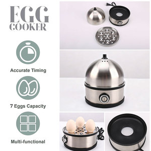 เครื่องต้มไข่ไฟฟ้า 1-7 ฟอง 200 วัตต์ เครื่องนึ่งไข่สำหรับเด็กและครอบครัว - Product Image 5