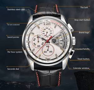 PAGANI DESIGN 3306 Relojes Cronógrafo para Hombre Reloj de Pulsera de Cuarzo Deportivo de Lujo Reloj de Vestir Reloj Masculino - Product Image 2