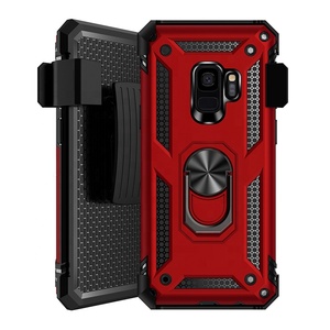Antichoc Robuste TPU Boîtier PC avec étui de ceinture <span class=keywords><strong>Pour</strong></span> <span class=keywords><strong>Samsung</strong></span> galaxy <span class=keywords><strong>S9</strong></span> <span class=keywords><strong>Protection</strong></span> Béquille Étui de Téléphone - Product Image 5