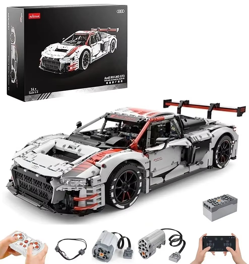 RASTAR 99310 99300 TLH R/C 1:8 Audis R8 LMS GT3 Technic Kit