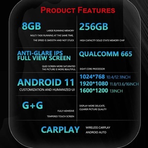 Radio para Auto de 12.1 Pulgadas con Qualcomm y Carplay para Mitsubishi Lancer 10 CY 2010-2016, Reproductor Multimedia de Video, 2 Din, GPS, 4G, Estéreo - Product Image 2