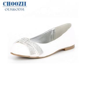 Zuchozii — chaussures en cuir blanc pour femme, sandales décontractées et à la mode italienne, chaussures de danse de Ballet plates pour filles, nouvelle collection - Product Image 2