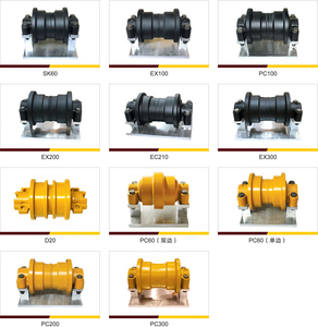 Гусеничный ролик для pc50MR 374f sk210 385b pc200-6 экскаватора 320 EX100 R320 R220 Запчасти для ходовой части гусеничный каток нижний ролик - Product Image 6