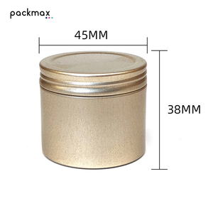 40ml Small Aluminum <b>Tea</b> Can Matte Gold - Food Grade One Steep One <b>Tin</b> for <b>Tea</b> Leaves Storage Box Wholesale - Product Image 3