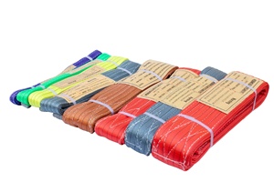 새로운 더블 플라이 라운드 웨빙 슬링 1m ~ 12m 하이 퀄리티 리프팅 슬링 - Product Image 5