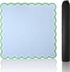 <span class=keywords><strong>Tapis</strong></span> de Mahjong carré uni rose (31,5" x 31,5") avec sac de transport noir, antidérapant et insonorisant, pour la table de Mahjong - Product Image 6
