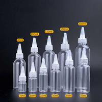 Prix usine Bec Cap Bouteille En Plastique Spot Transparent Bouche Pointue Squeeze Bouteille