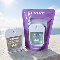 OEM et ODM vente en gros sur Internet désinfectant pour les mains carré mini désinfectant 30ml Logo
