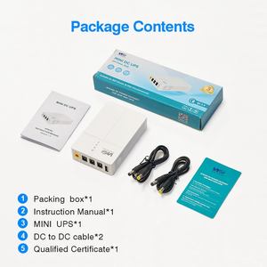 Fuente de Alimentación Ininterrumpida WGP 27W 13500mAh de Respaldo 5V 9V 12V 12V UPS <span class=keywords><strong>para</strong></span> Router y Módem Suministro de Energía Ininterrumpible Mini UPS <span class=keywords><strong>para</strong></span> Router Wifi - Product Image 6