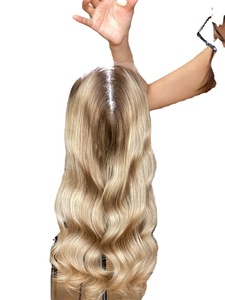 SHY Luxury Design Top Qualité Topper Client Couleur Avec Surbrillance Cheveux Humains Bruts 8x8 Pouces Lace Front Mini Perruque - Product Image 4