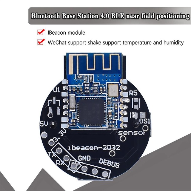 BT 4.0 iBeacon Module BLE Support Near-field Positioning Sensor Wireless Acquisition